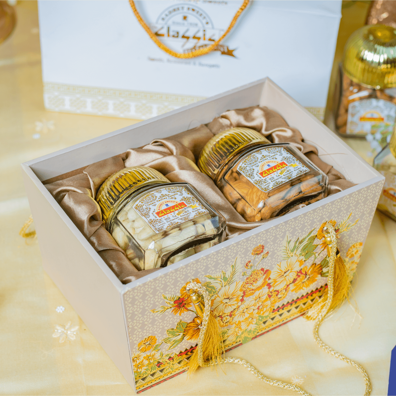 2 Jar Open Dryfruit Box