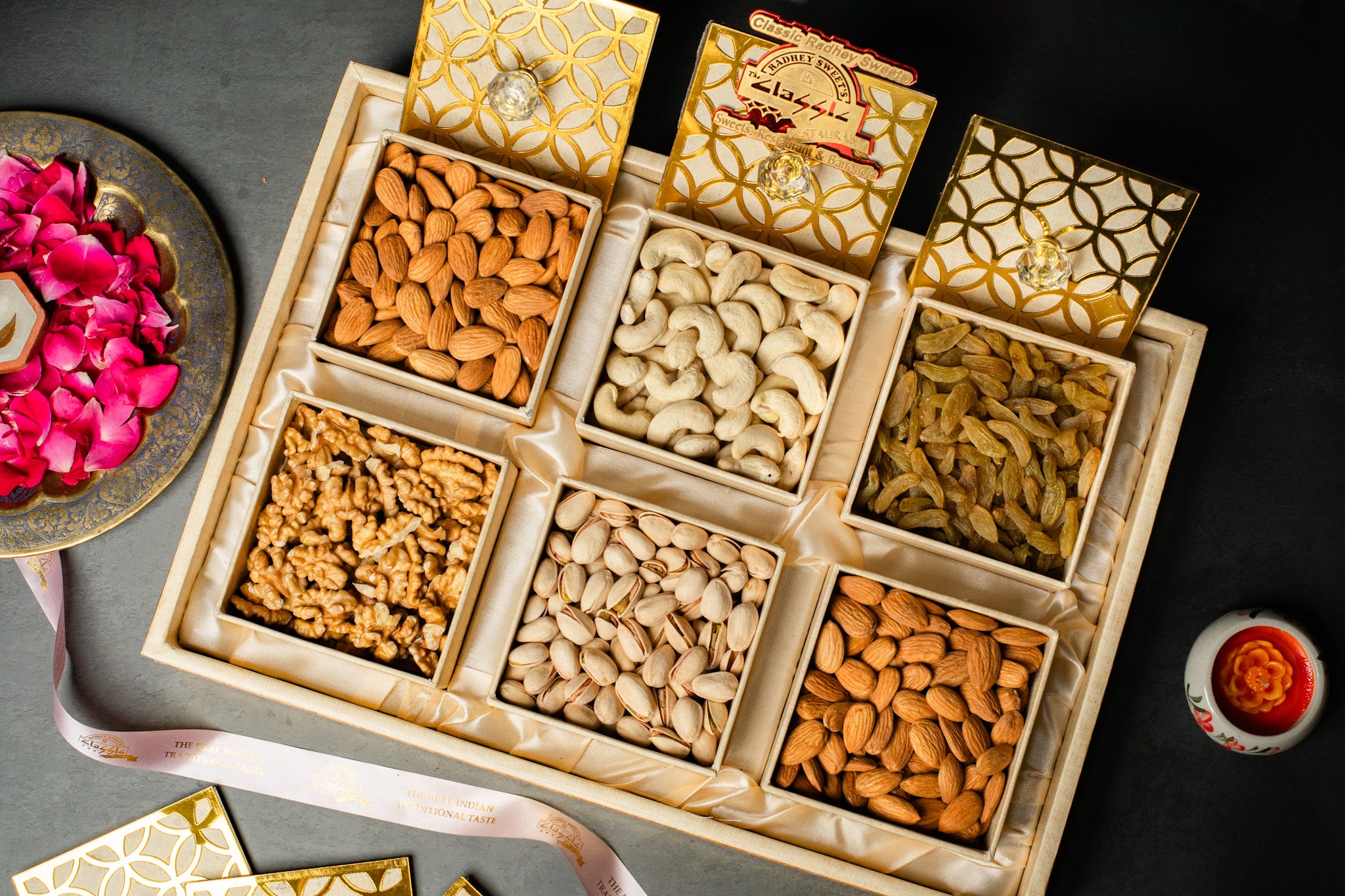 Golden Loom Dryfruit Box (Large)